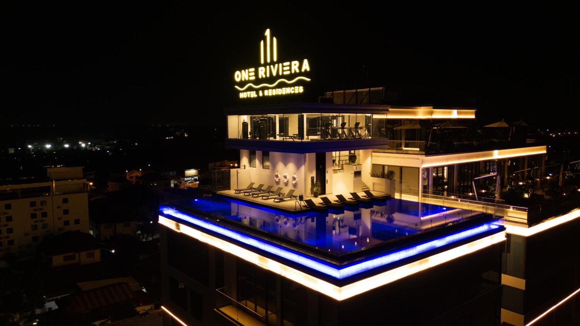 One Riviera Hotel And Residences Ban Souanmone ภายนอก รูปภาพ